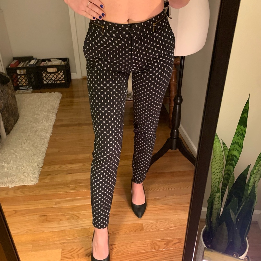 H&M High Rise Print Pants